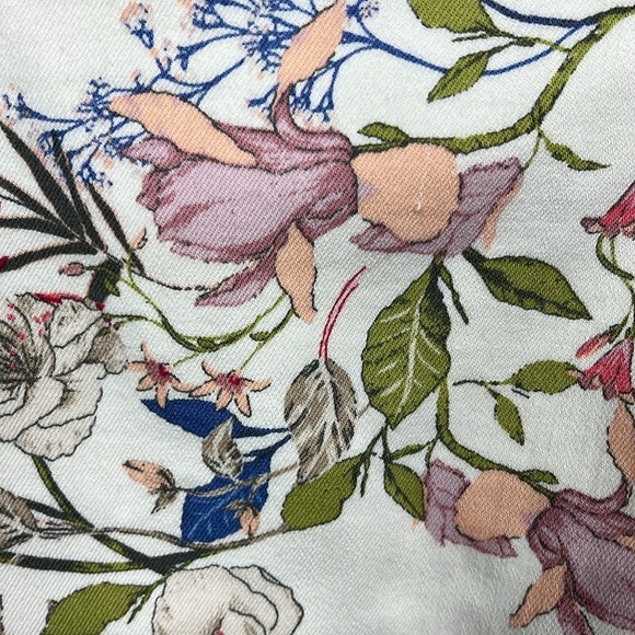 J. Jill Womens Jeans 0P Pink Blue Green Authentic Fit Slim Ankle Floral Stretch - Picture 4 of 15